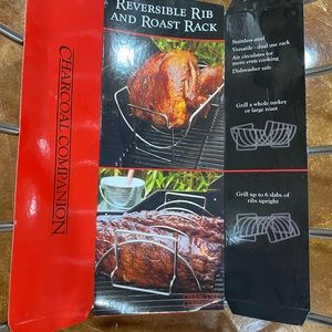 Charcoal Companion Reversible Rib and Roast Rack